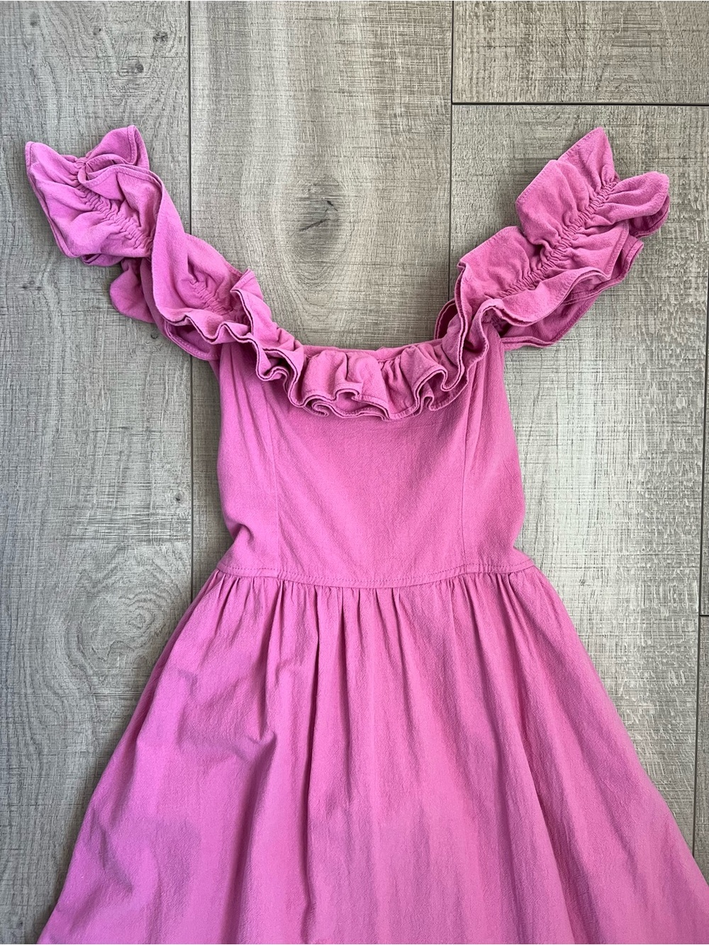 Free People Ruffle It Up Midi Dress Size Small - Picture 4 of 16